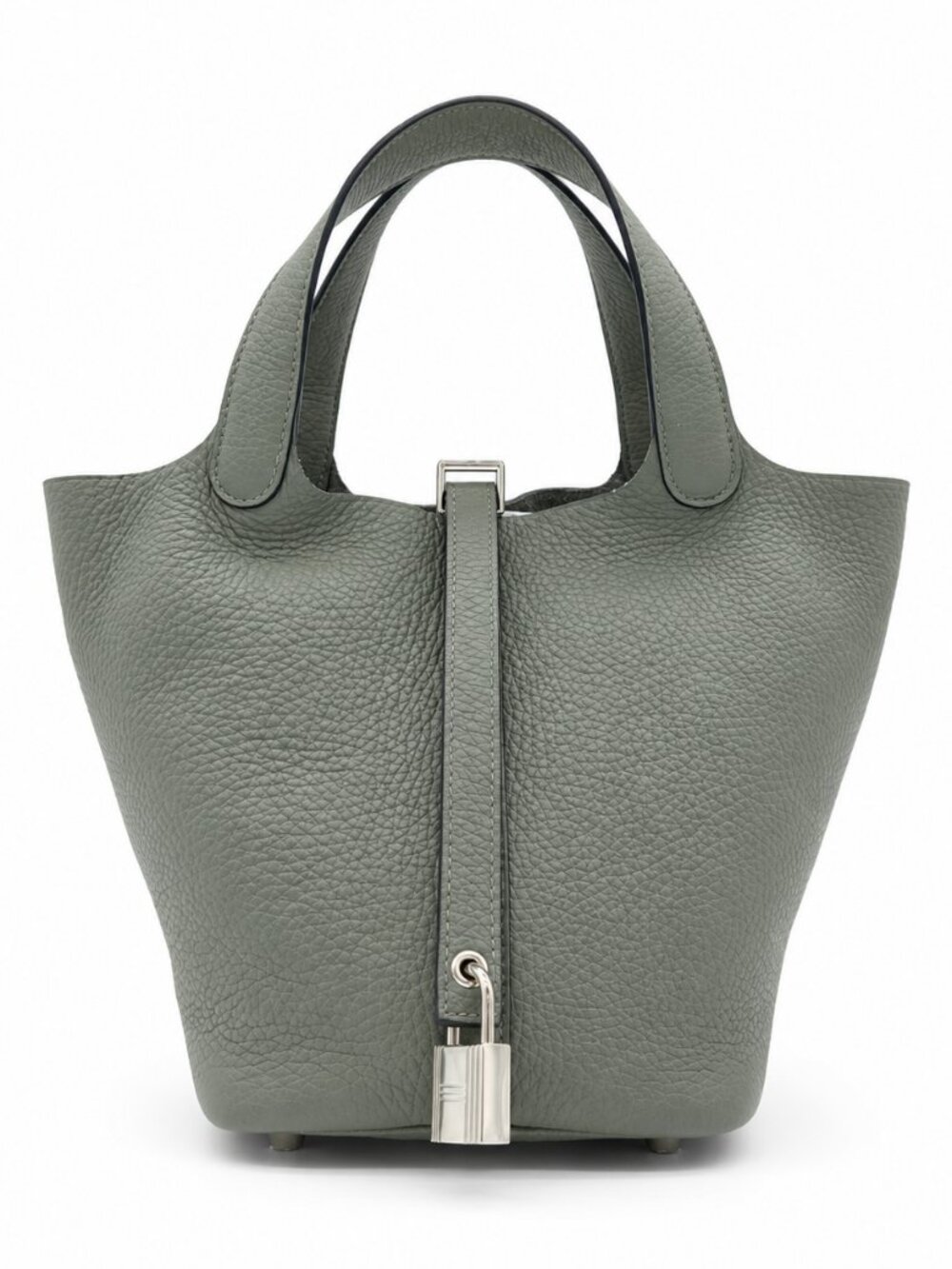 Hermès Picotin Lock 18 PM – Etain Clemence Leather (Pre-Owned)